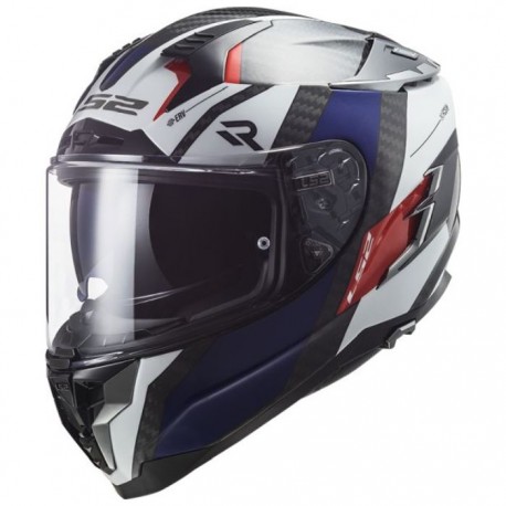 FF327 Challenger C Alloy Carbon Weiss Blau Rot