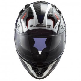 FF327 Challenger C Alloy Carbon Weiss Blau Rot