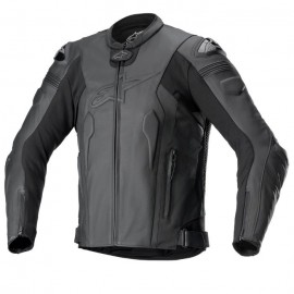 Missile V2 Leather Jacket Noir