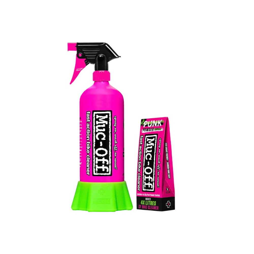 Moto Cleaner Refill Punk Powder (4 Pack) + Flasche