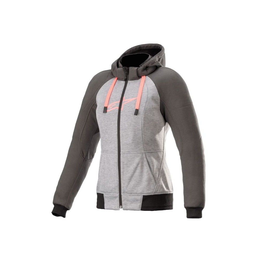 Stella Chrome Sport Hoodie Grau Rosa